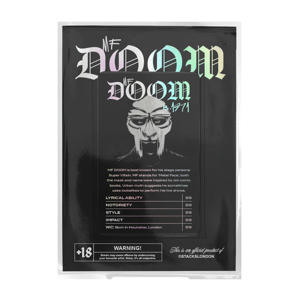 MF DOOM  Holographic Individual Card